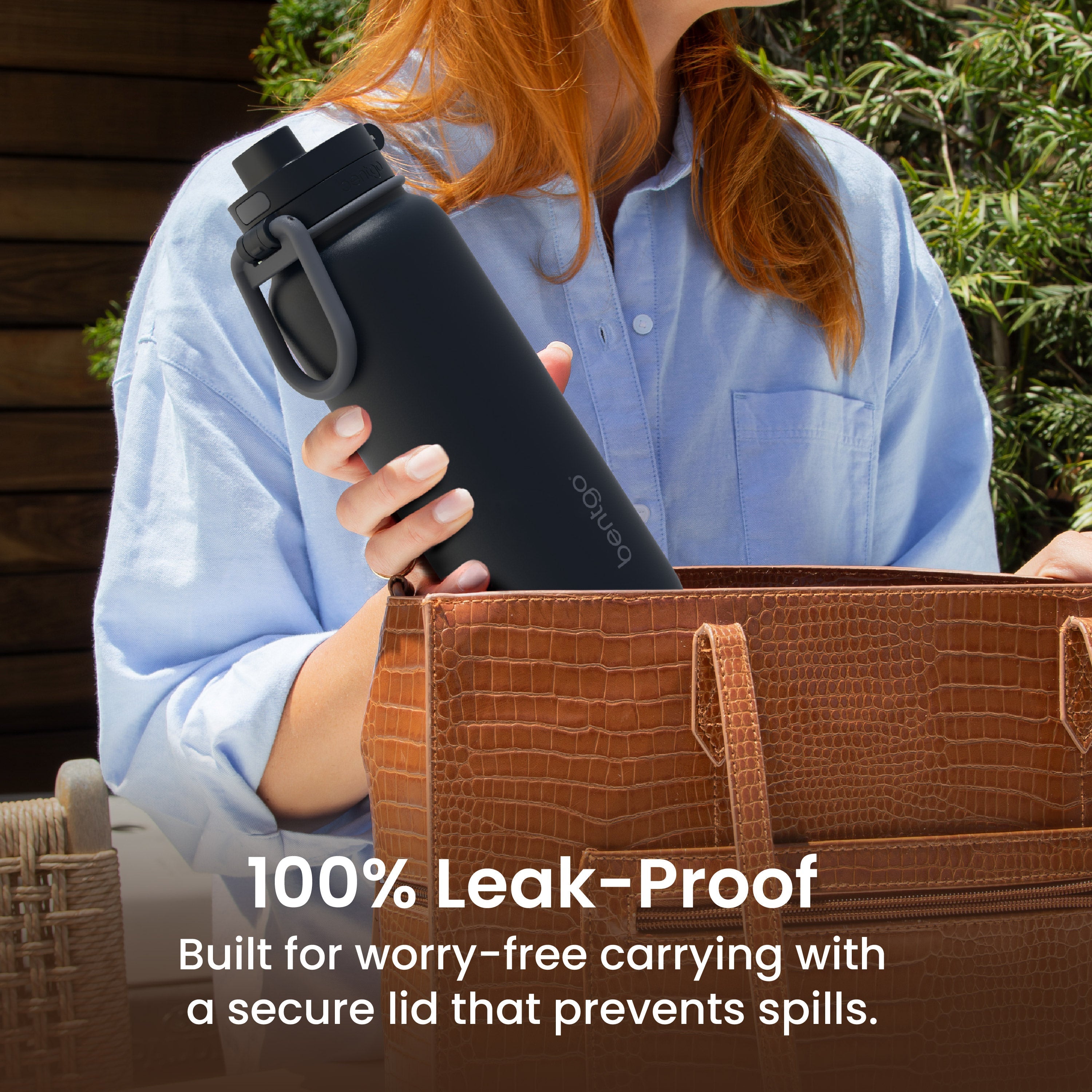 Bentgo Flip 2-in-1 Water Bottle (24 fl oz)